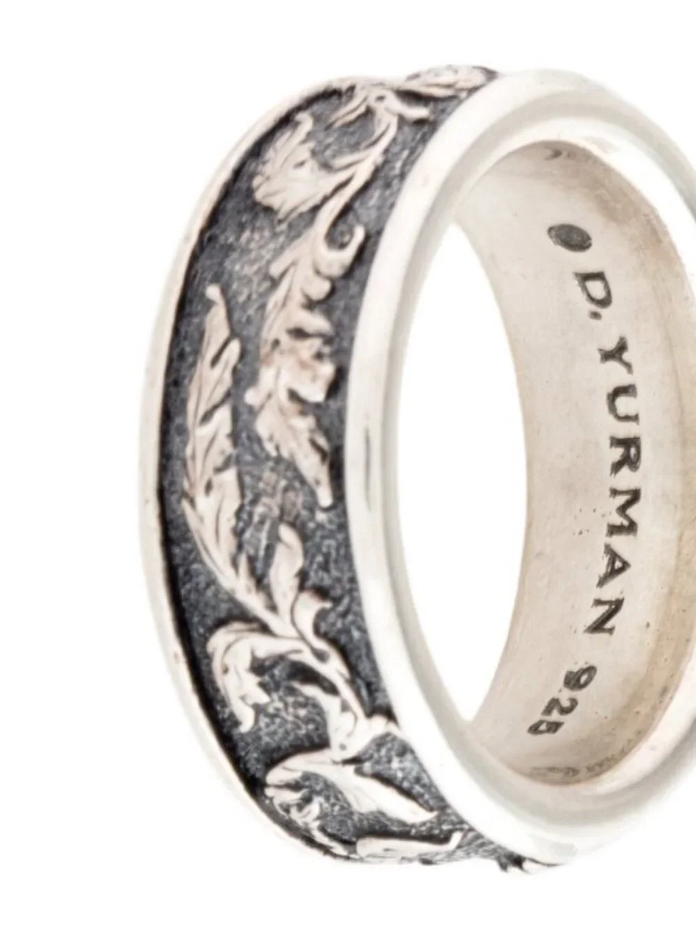DAVID YURMAN STERLING SILVER 925 PETRVS GRIFFIN BAND RING